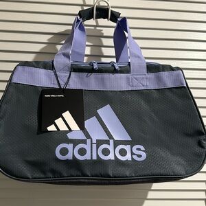 NWT Adidas Crossbody Ladies Gym Bag with lots of room. Easily fits into locker.